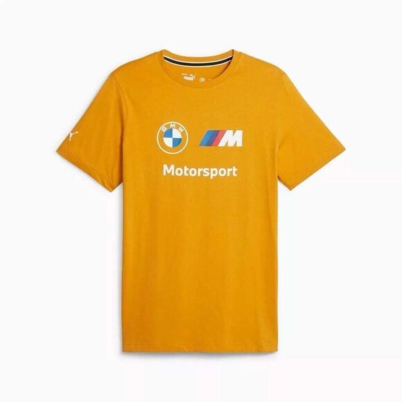 Puma Other - Puma BMW Motorsport Men’s T-Shirt Tee Mustard Crew Neck Luxury Cars NWT